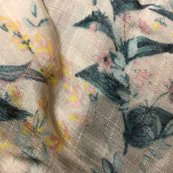 Lauren Conrad Split Open Back Floral Top - Picture 7 of 9